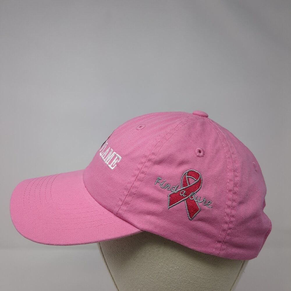 Pro Flame Slideback Hat Pink One Size Find A Cure Port Authority View 3